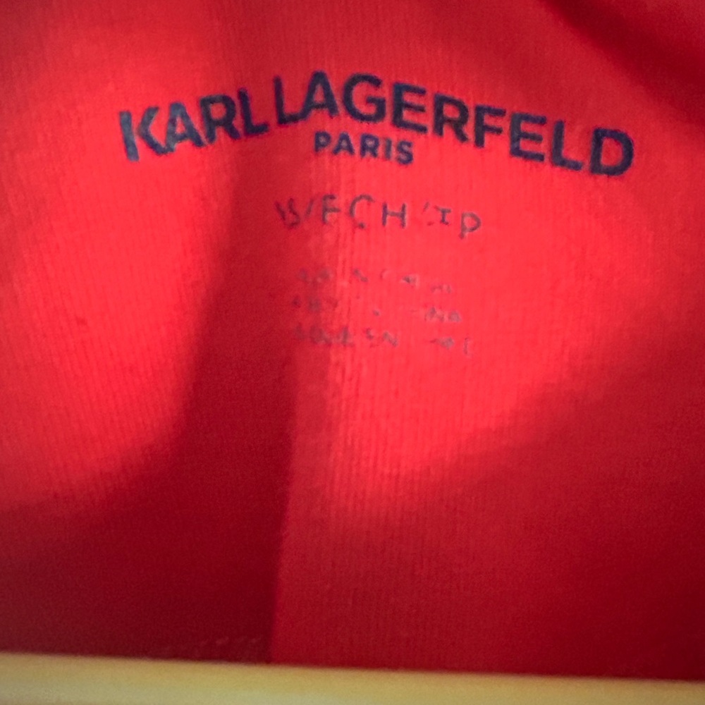Karl Lagerfeld Scarlet Red Knitwear